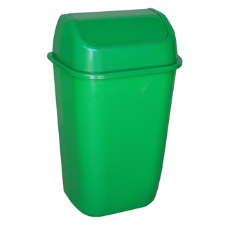 Imagen de Cubo de Basura de Plástico Verde 60 litros 