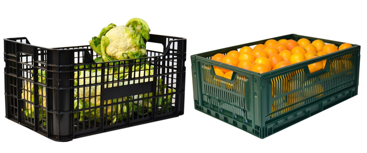 cajas almacenaje frutas y verduras